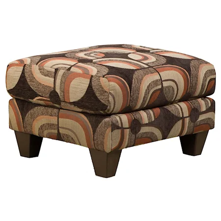 Contemporary Accent Ottoman for Matching Chair